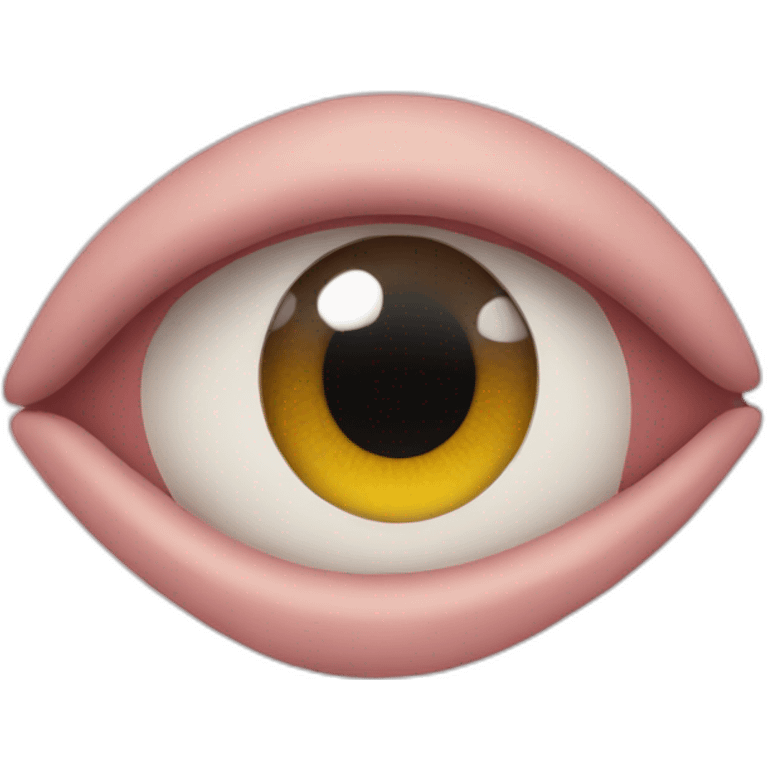 Love eye emoji