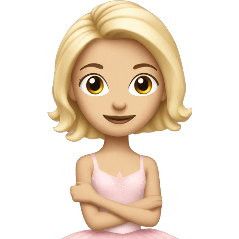 blonde ballerina  emoji