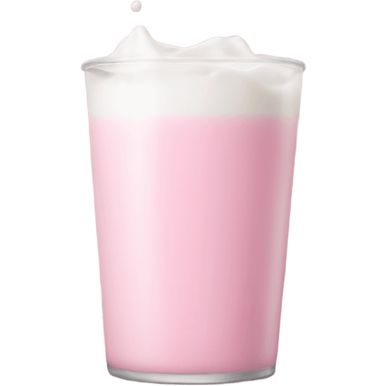 Pink milk emoji