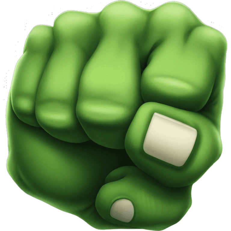 Hulk fist emoji