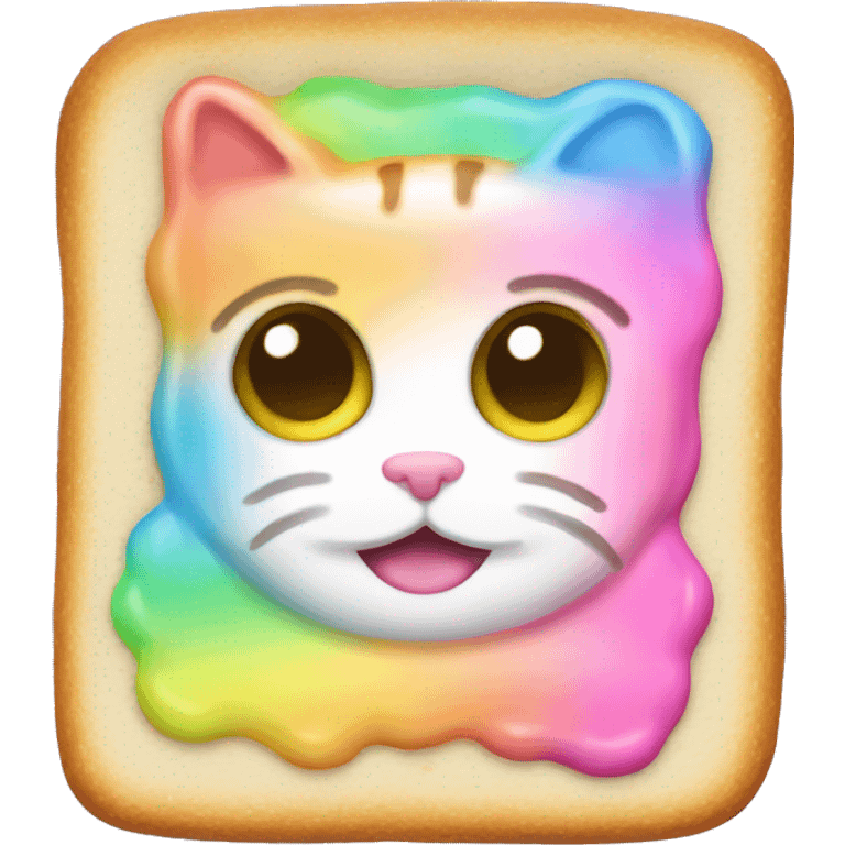 kitty rainbow poptart emoji