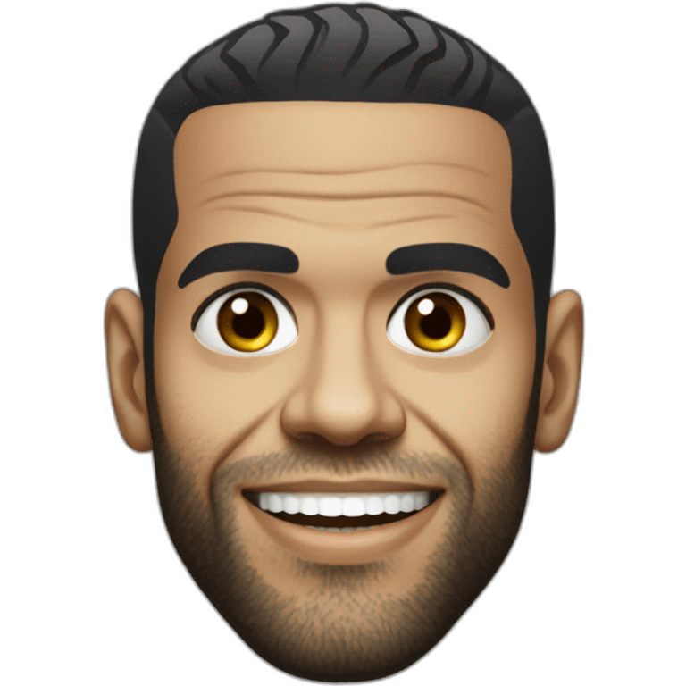 dani alves portrait realistic football player emoji