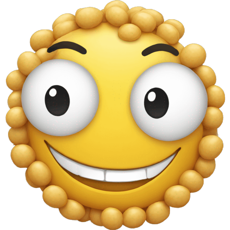 Grain smile emoji