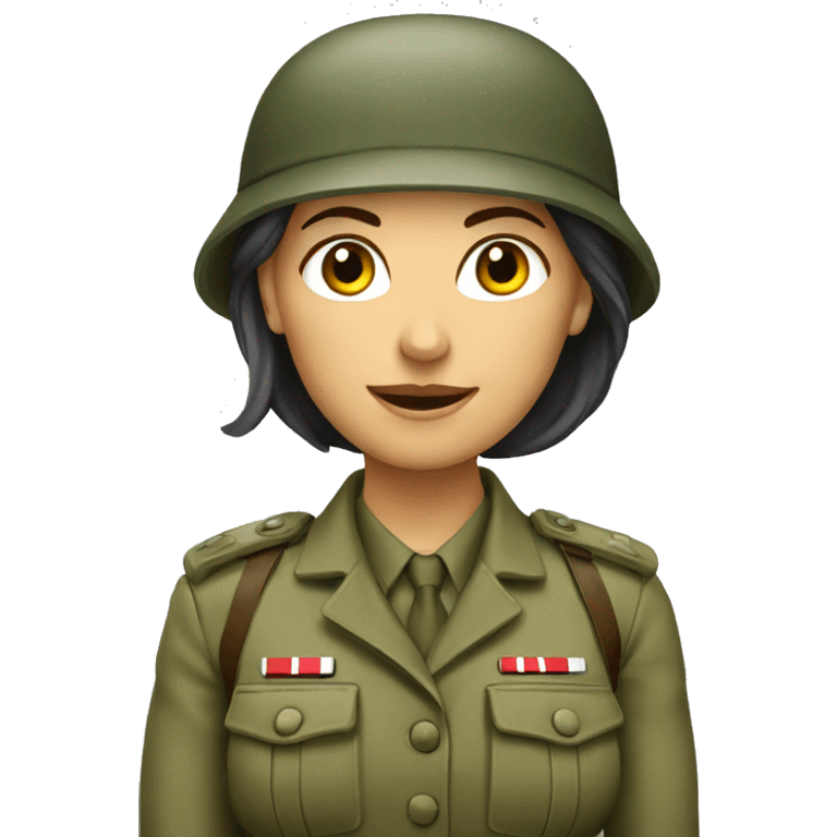 woman army swiss emoji