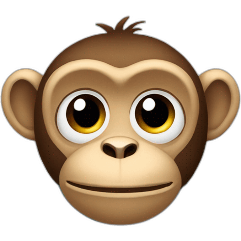 Monkey siting on a Blue plane emoji