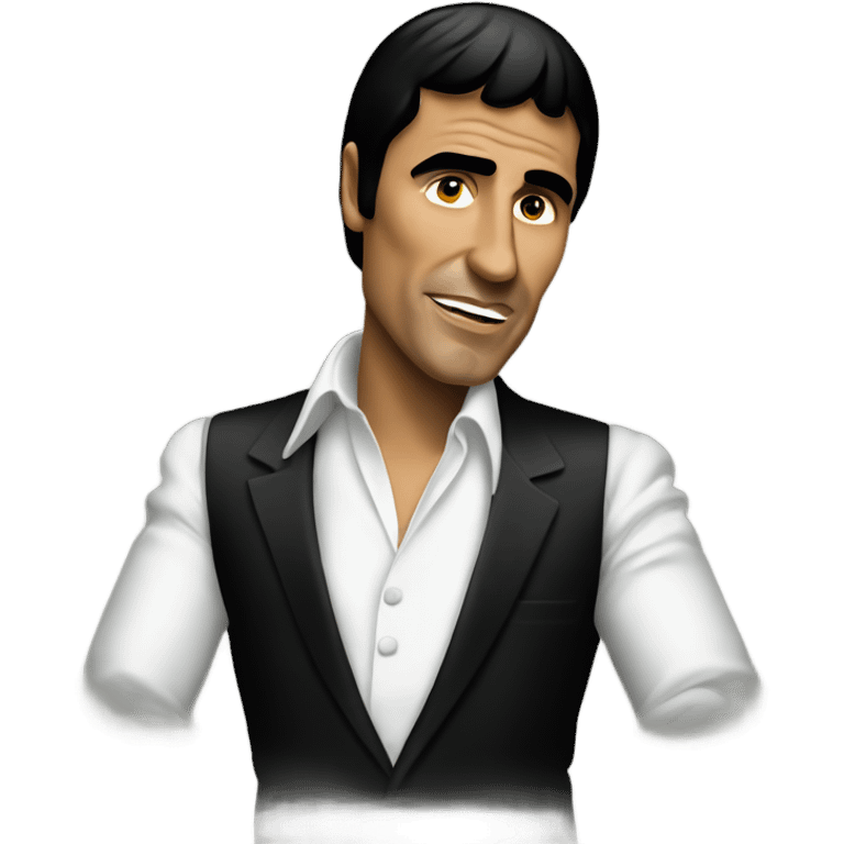 Tony Montana with world behind him emoji