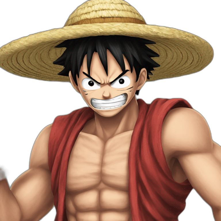 Luffy fight Kaido emoji