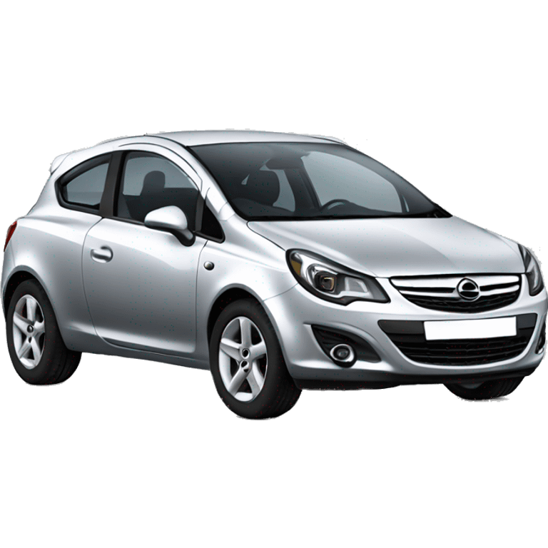 Silver opel corsa emoji