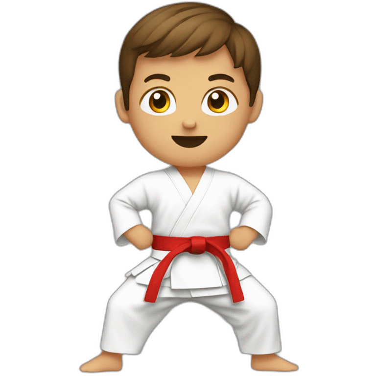 My son does karate emoji