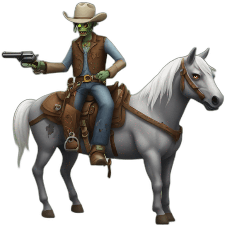 zombie-horse-with-cowboy emoji