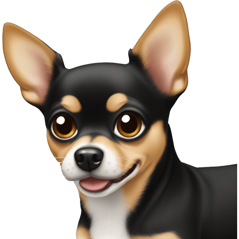 Black and tan chihuahua emoji