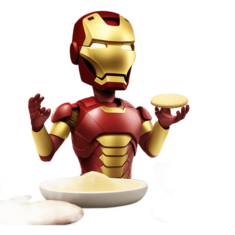 Iron-Man Baking emoji