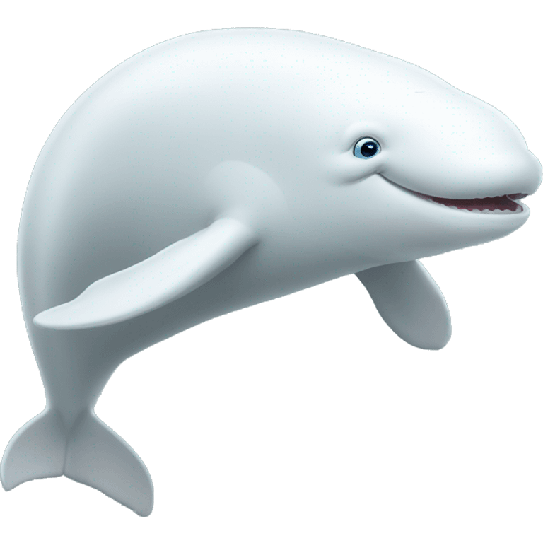 Beluga whale animated  emoji