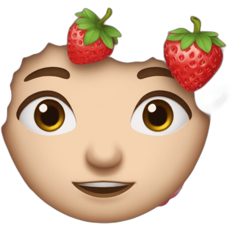 Fraise framboise myrtille emoji