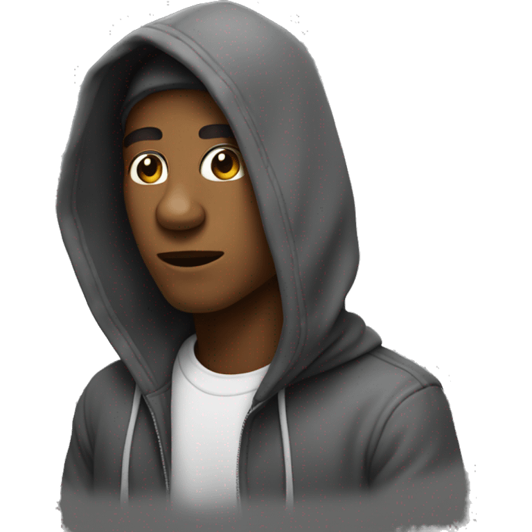 Boogie with a hoodie  emoji