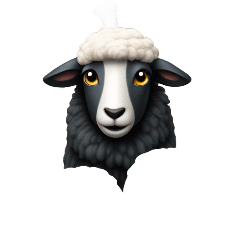 Black sheep emoji