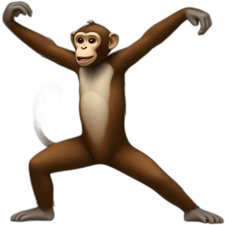 dancing monkey emoji