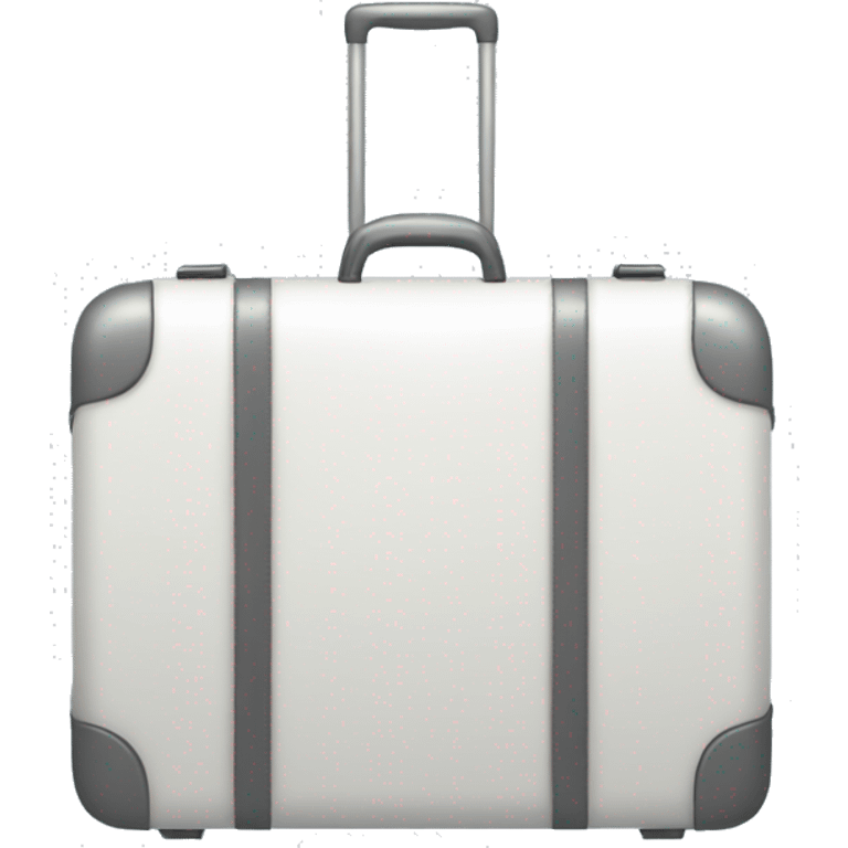 White suitcase emoji