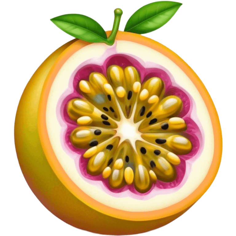 Passionfruit mango emoji