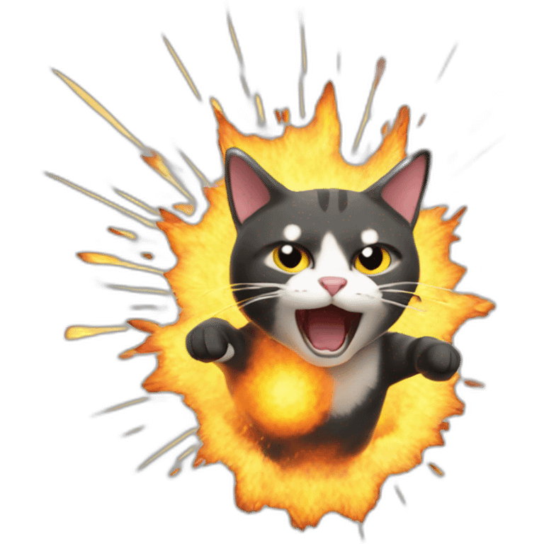 exploding cat emoji