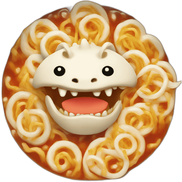 ramen dragon emoji