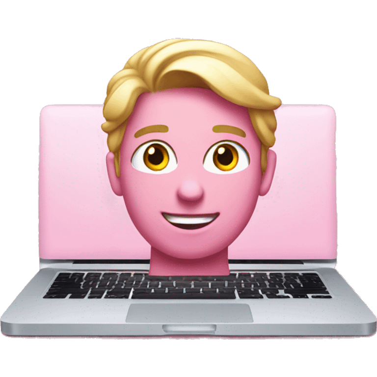 Pink MacBook Pro  emoji