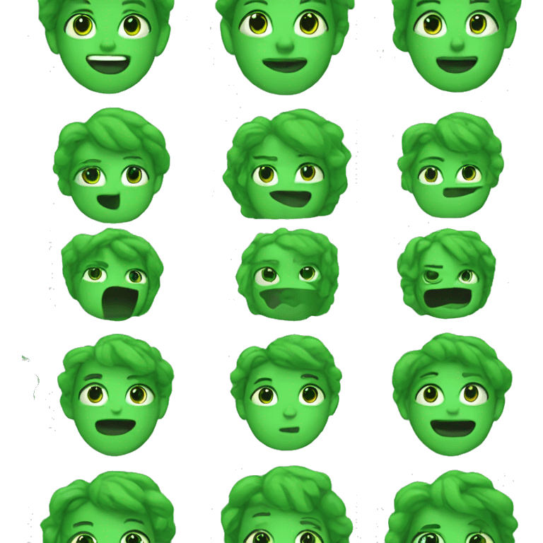 green aesthetic  emoji