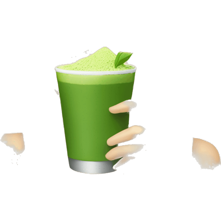 Blonde Girls drinking Matcha at the Matcha Hub emoji