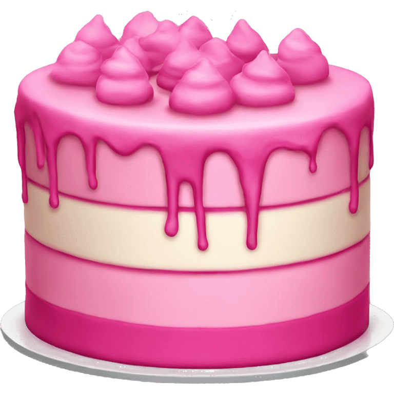 Pink cake emoji