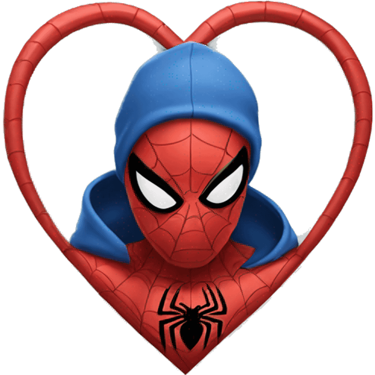 Spiderman heart emoji