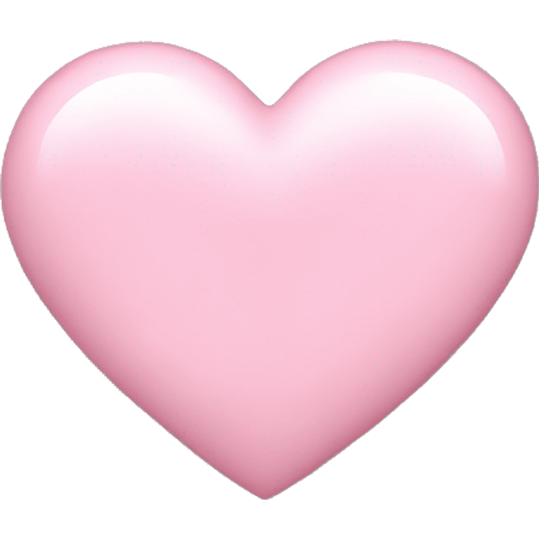 Baby pink heart emoji