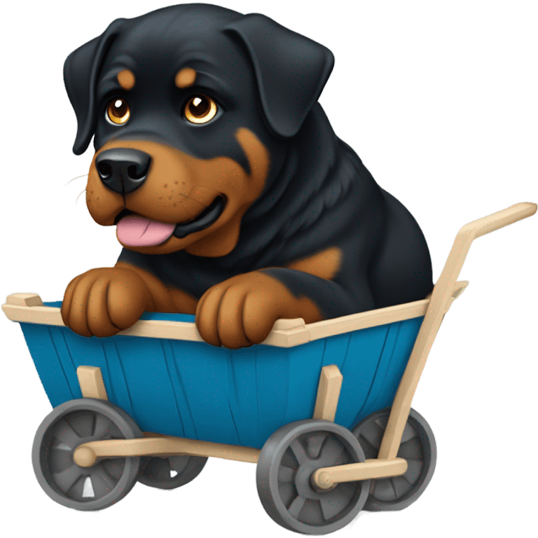 Rottweiler hauling  emoji