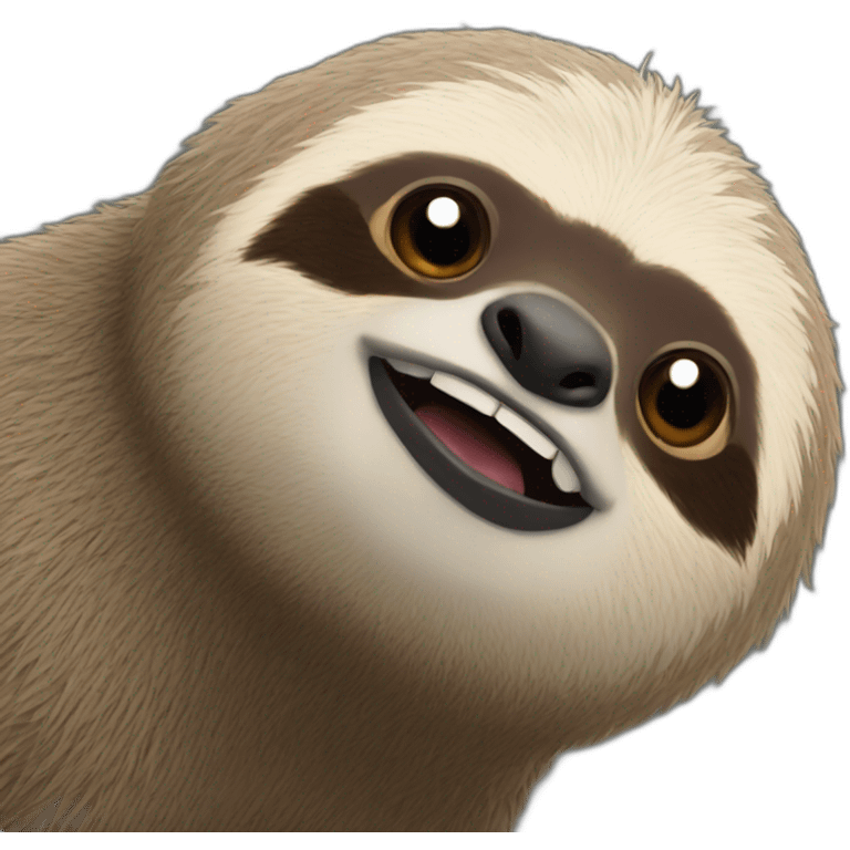 brb sloth brb emoji