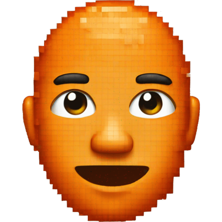 pixel orange emoji