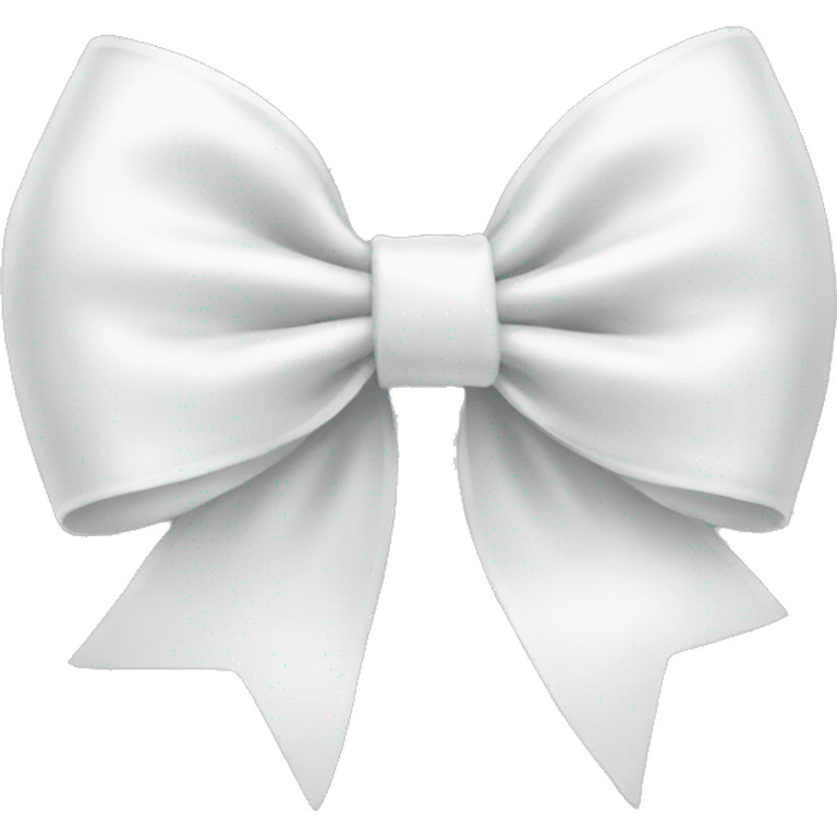 white bow emoji