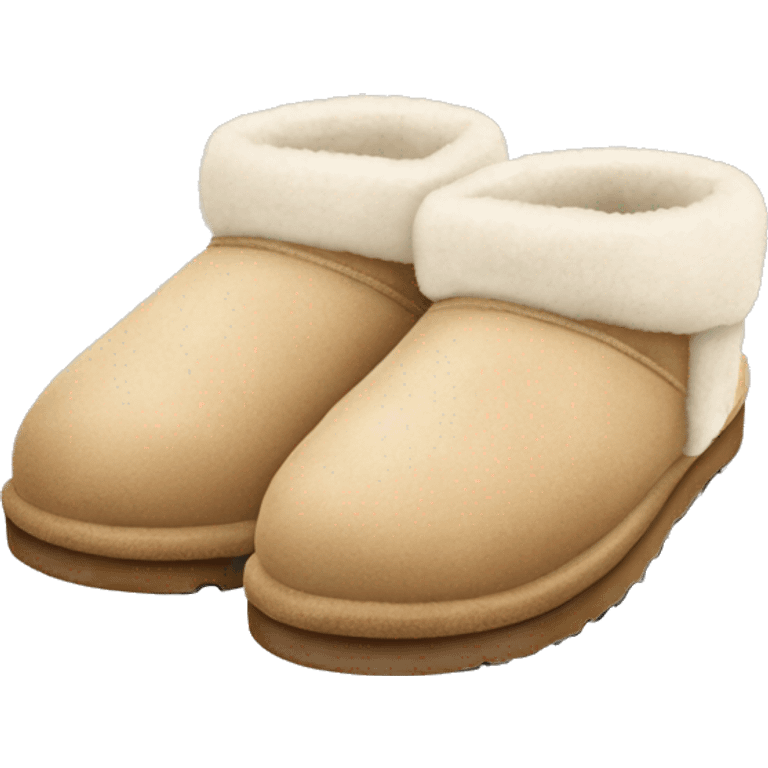 A pair of Ugg slippers emoji