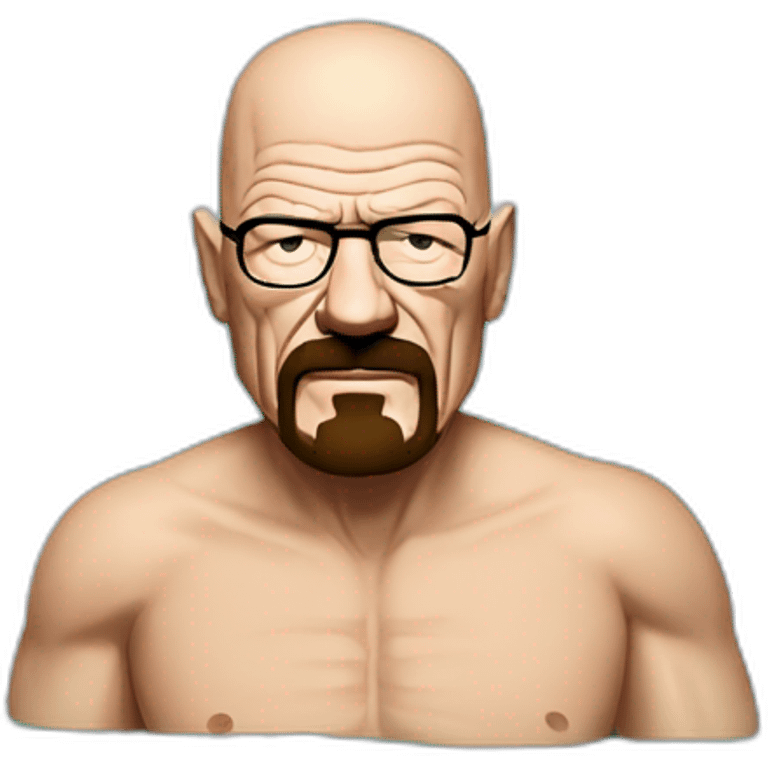 Walter white swiming emoji