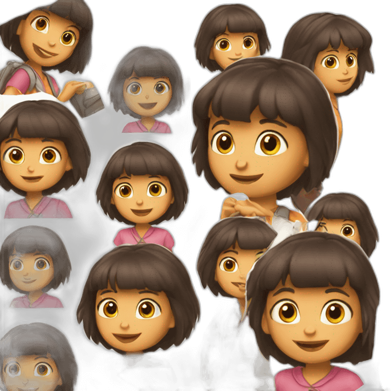 Dora the exploratrice emoji