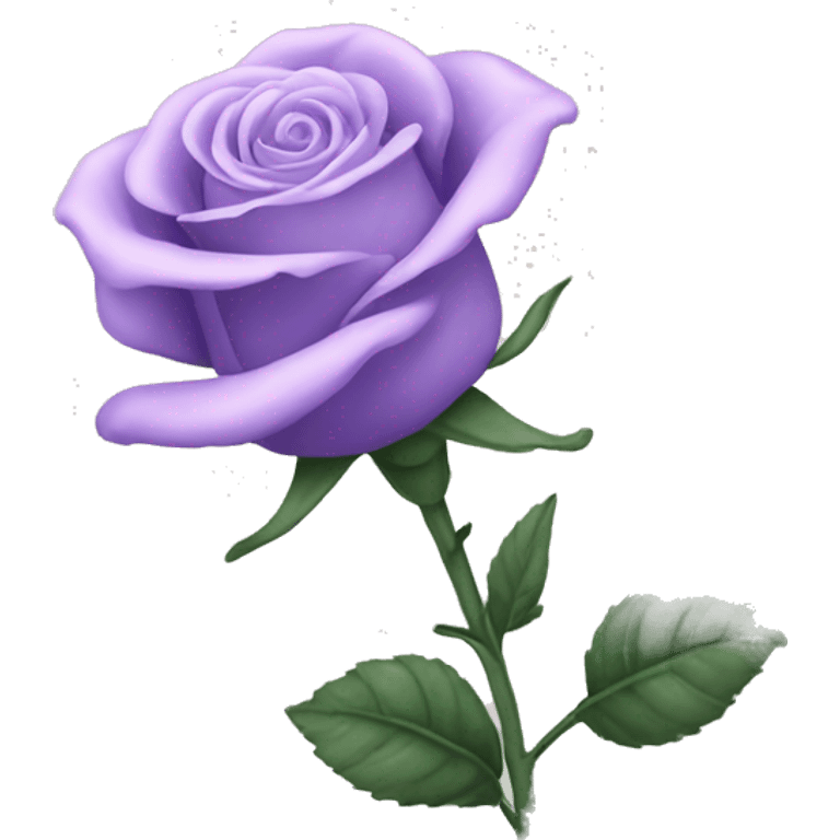 Lavender rose emoji