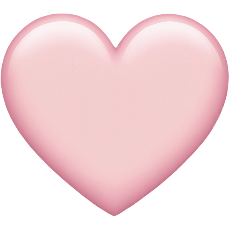 light pink heart emoji