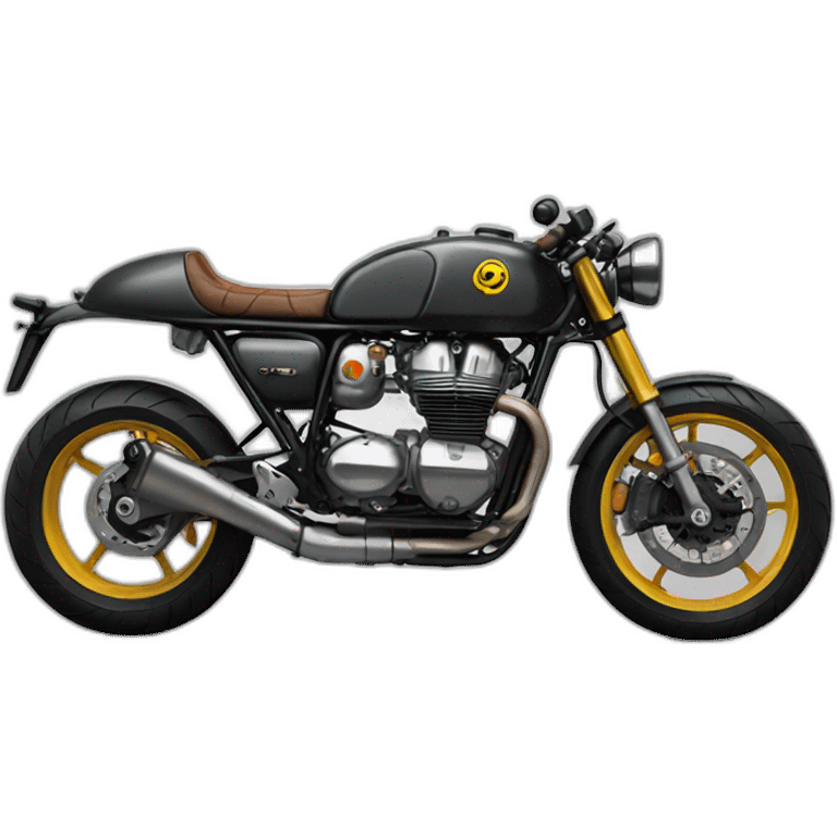 Motorcycle cafe racer emoji