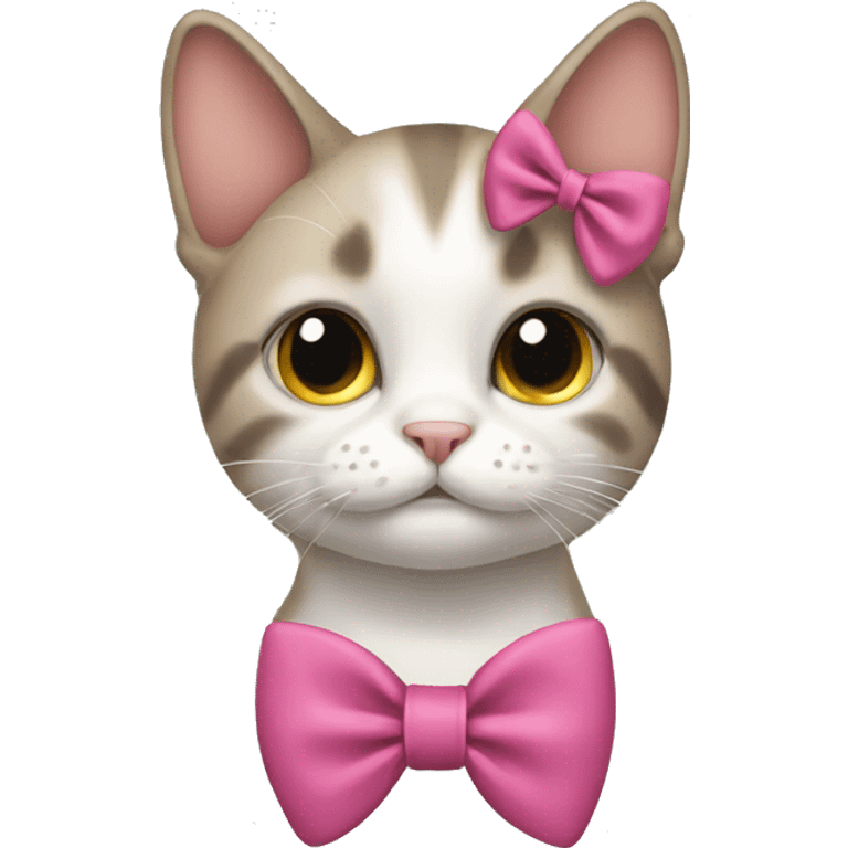 Cat With a Hair Bow  emoji