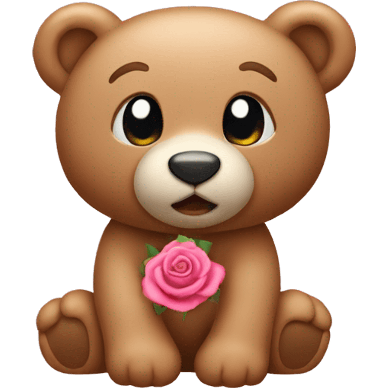 nounours rose emoji