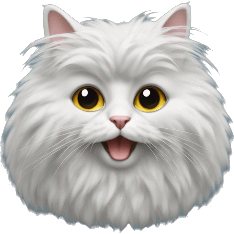 chat angora noir emoji