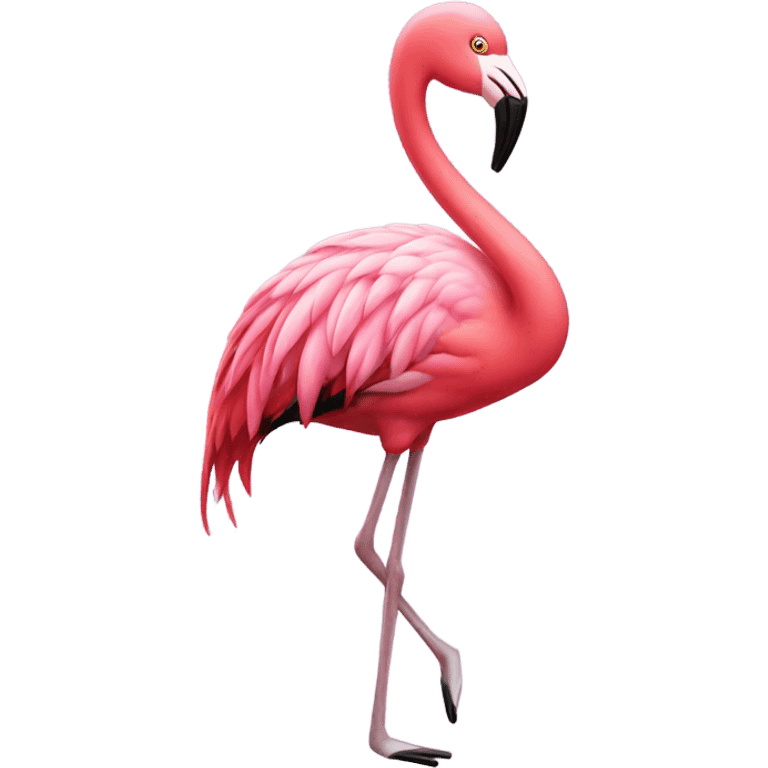 flamingo in high heels  emoji