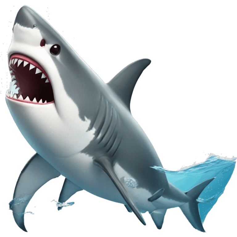 great white shark emoji