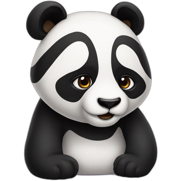 Panda roux apologise emoji