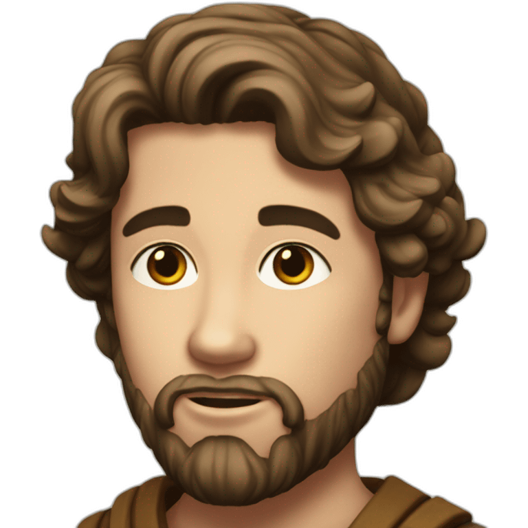 Young Philip the apostle from bible emoji