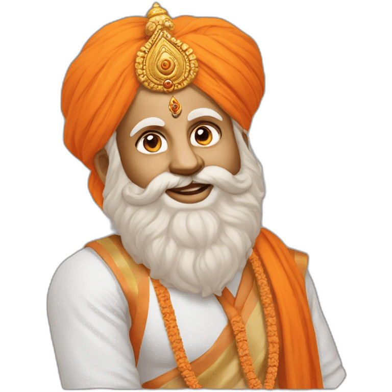 Shree Ram as Narendra Modi  emoji