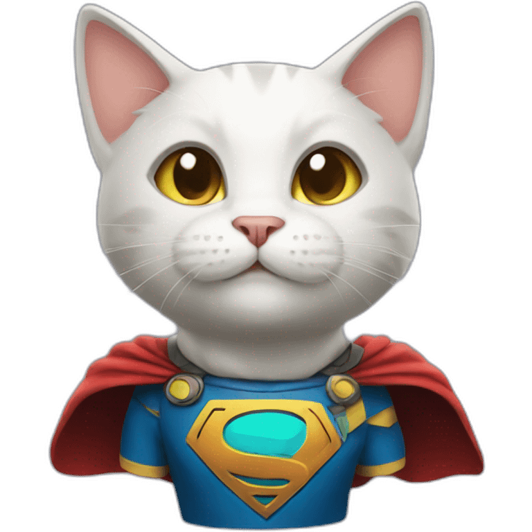 super hero cat emoji